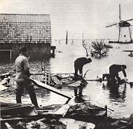 Inondation en Hollande - 1953
