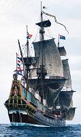 Le Batavia sous voiles